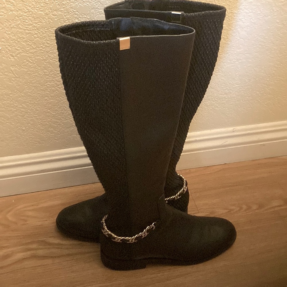 Cole Haan Elegant Black Knee-High Boots